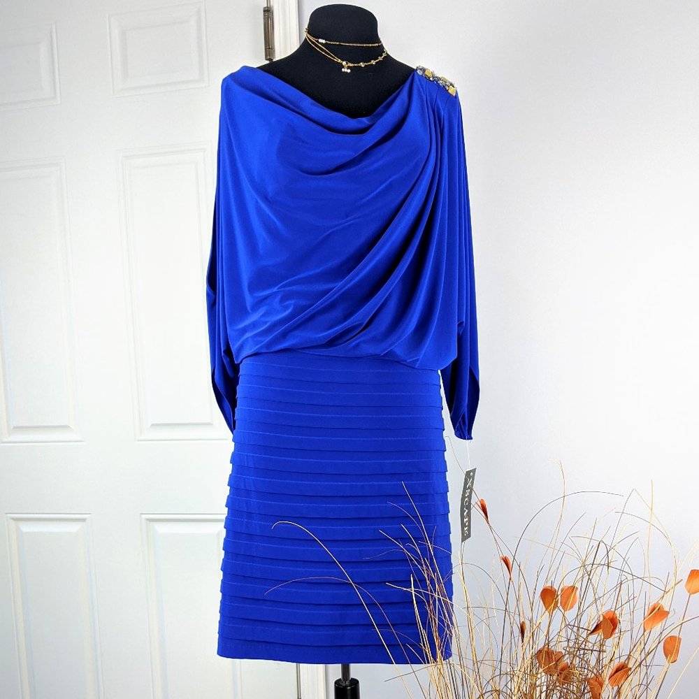 🆕 XSCAPE Blue Cocktail Dress Sz 16W